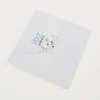 Ring Dots Silver Aqua