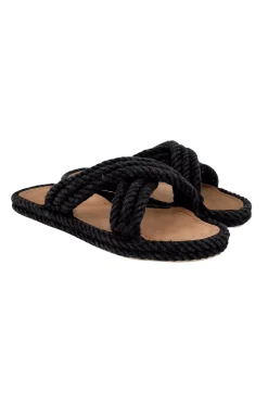 Sandal Rope Path Black