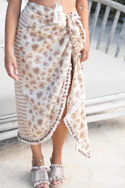 Scarf/ Pareo Impresion Leopard