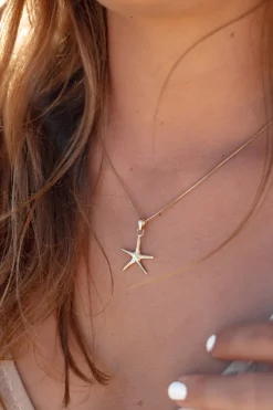 Seastar Necklace Gold