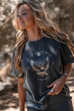 Sem Artwork T-shirt Stone Grey