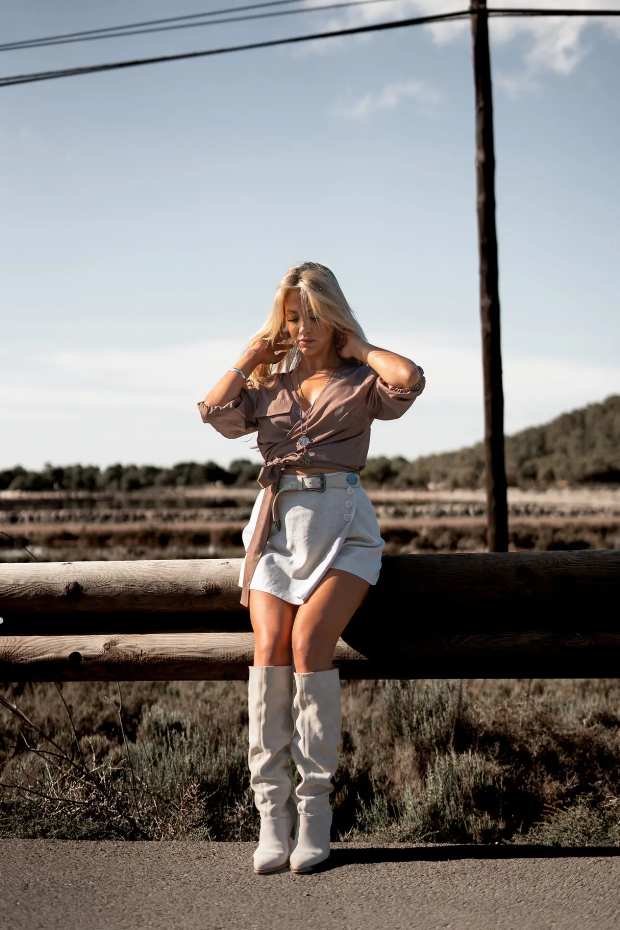Seth skort Beige