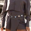Seth skort Dark Taupe