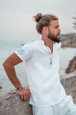 Shirt Chano Mandala White
