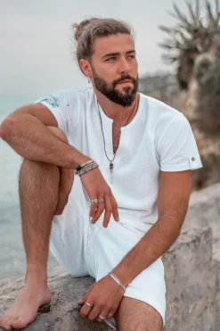 Shirt Chano Mandala White