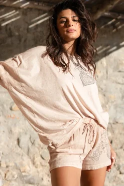 Shirt Square Jersey Sand