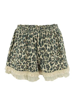Short Ana Leopard Black