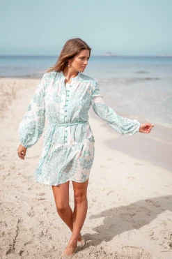Short Dress Adella Aqua