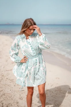 Short Dress Adella Aqua