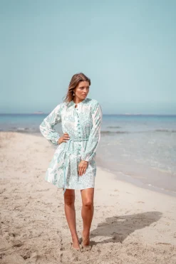 Short Dress Adella Aqua