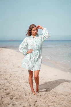 Short Dress Adella Aqua