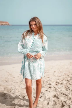 Short Dress Adella Aqua