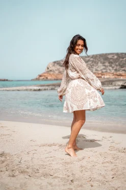 Short Dress Adella Taupe