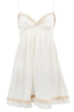 Short Dress Camila Ivory