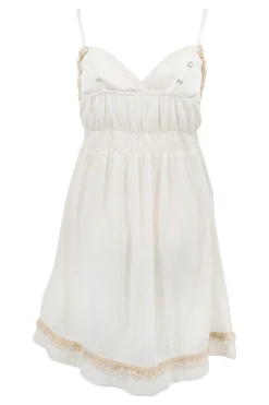 Short Dress Camila Ivory