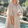 Short Dress Cira Light Taupe