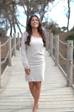 Short Dress Evy Ecru