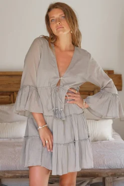 Short dress Khaki