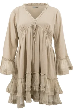 Short Dress Luna Taupe