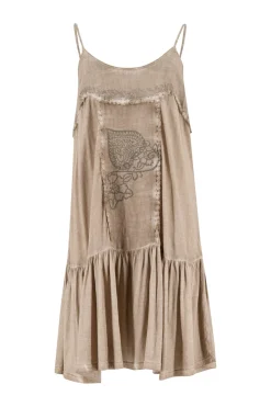 Short Dress Mila Jersey Taupe