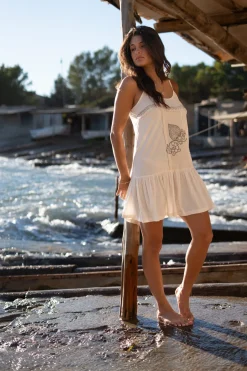 Short Dress Mila Jersey White