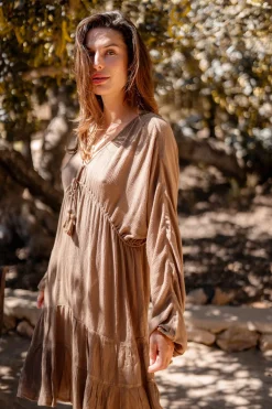 Short Dress Mio Taupe