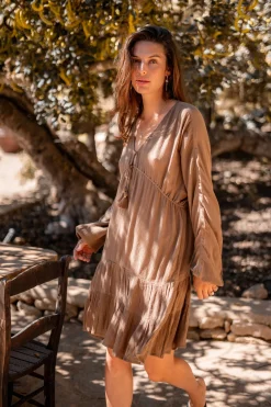 Short Dress Mio Taupe