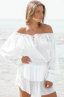 Short Dress Peralta Ivory