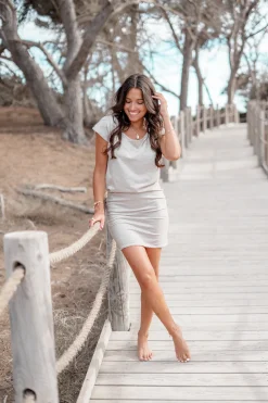 Short dress Stone