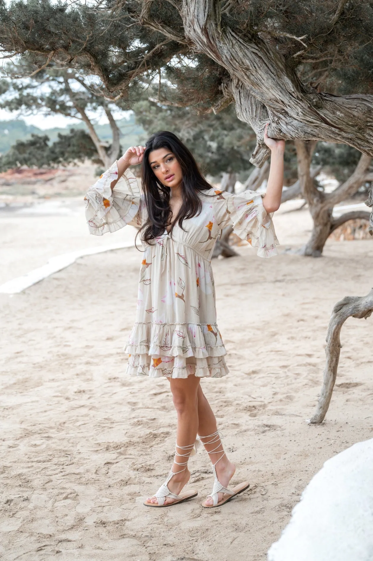 Short Dress Yola Paradise Sand