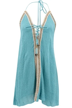Short Dress Zamora Aqua