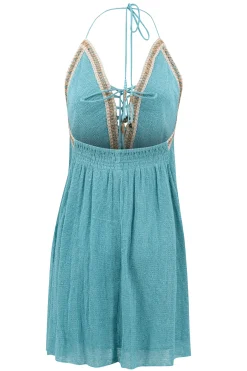 Short Dress Zamora Aqua