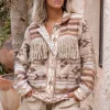 Short Fringe Jacket Nomad Natural
