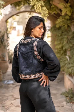 Short Gilet Nomad Black