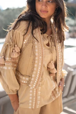 Short Gilet Sierra Riqueza Light Taupe