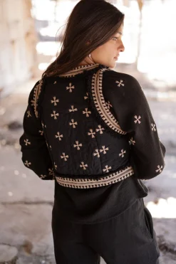 Short Gilet Sonrisa Black