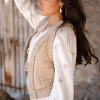 Short Gilet Sonrisa Taupe