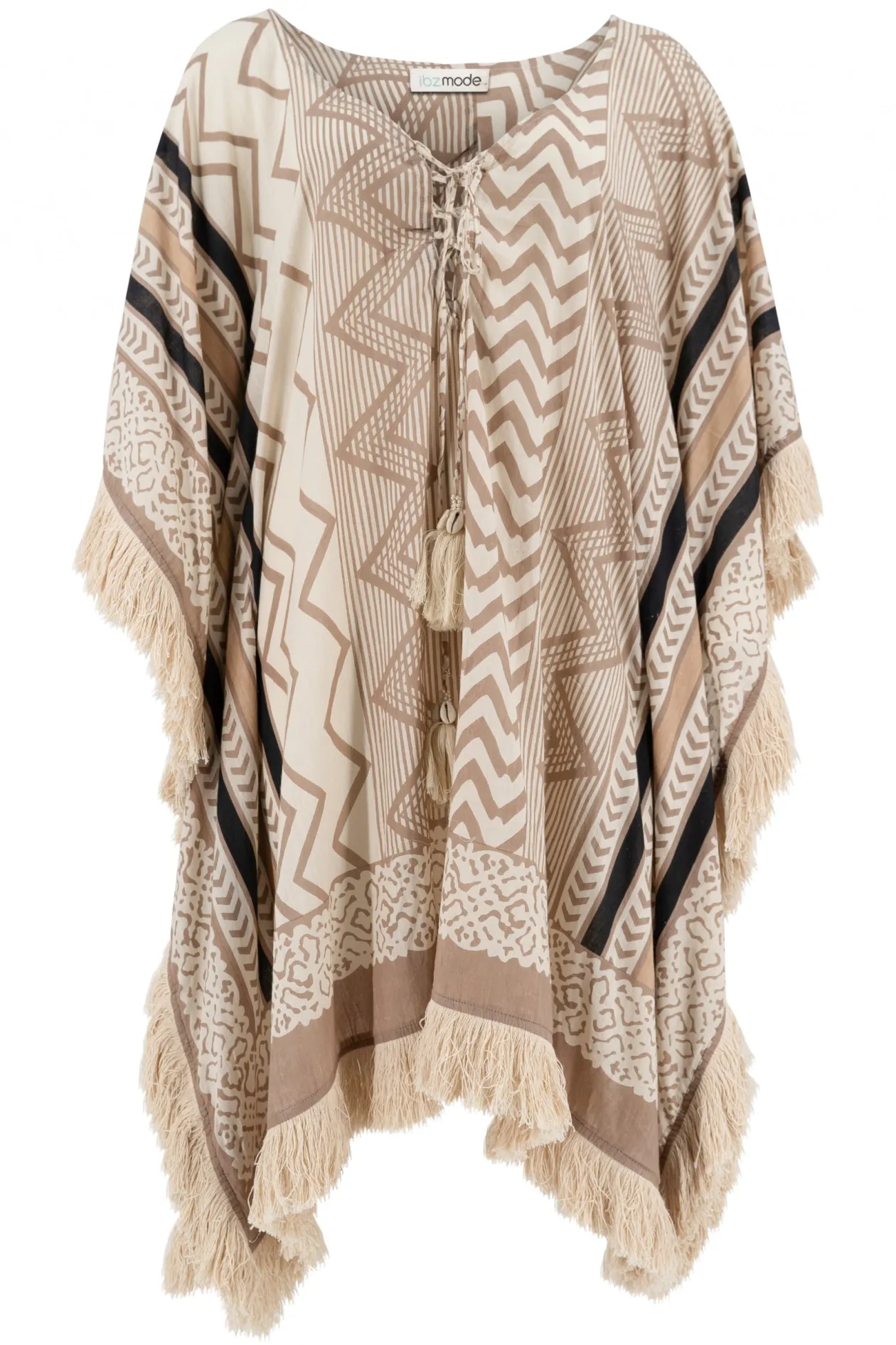 Short Kaftan Impresion Aztec