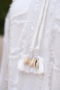 Short Kaftan Rhea Scorva White