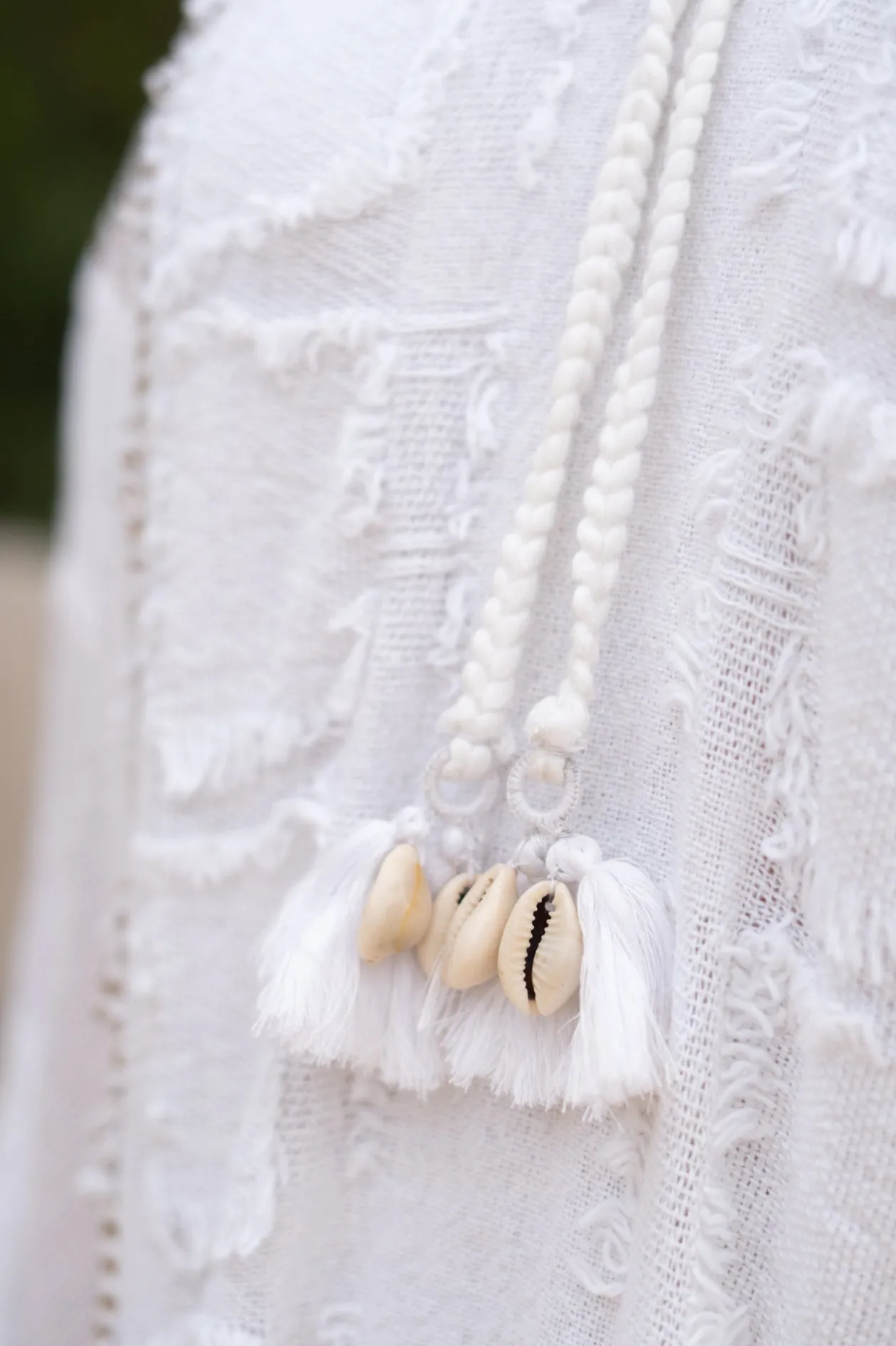 Short Kaftan Rhea Scorva White