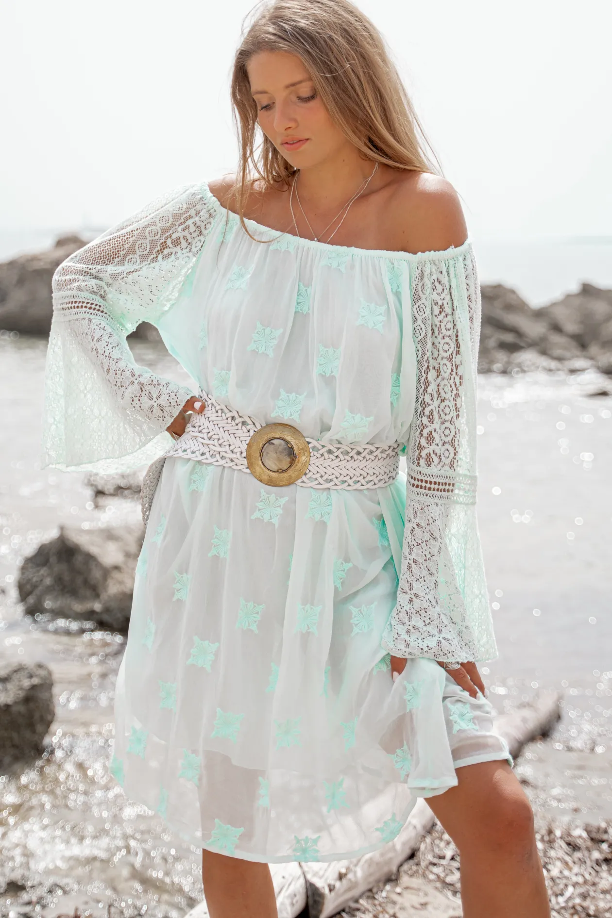 Short Kaftan Suze Mint