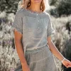Short Skirt Lin Khaki
