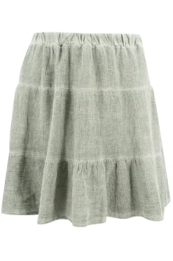 Short Skirt Lin Khaki
