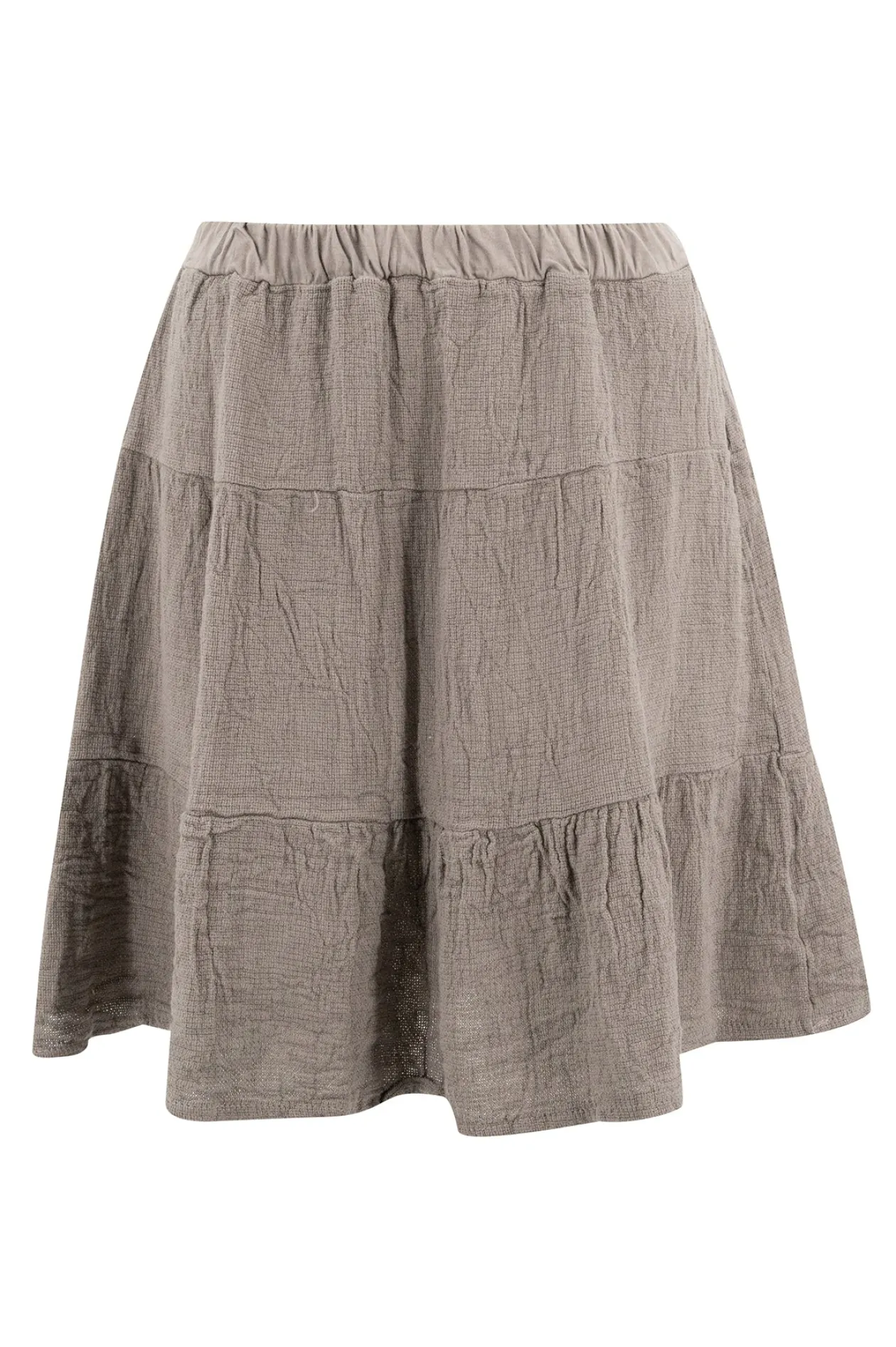 Short Skirt Lin Taupe
