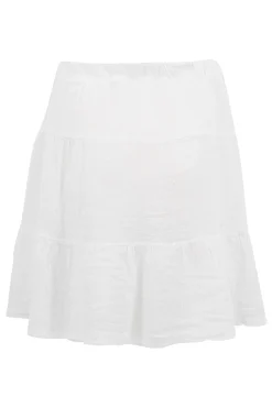 Short Skirt Lin White