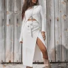 Sif Wrap Skirt Off White