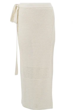 Sif Wrap Skirt Off White