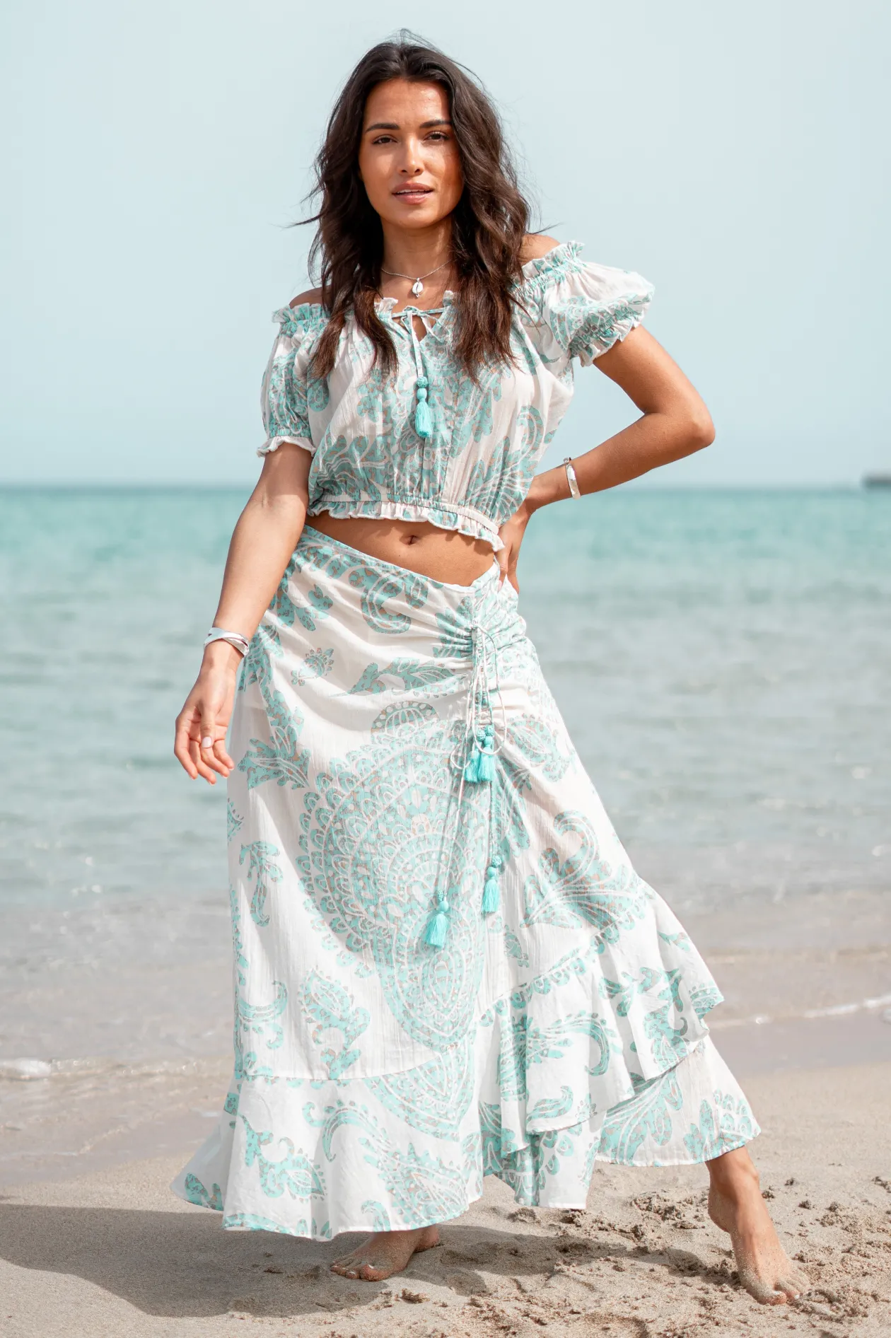 Skirt Adella Aqua
