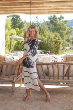 Skirt Cami Black Tie Dye
