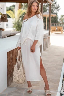 Skirt Cami Ecru